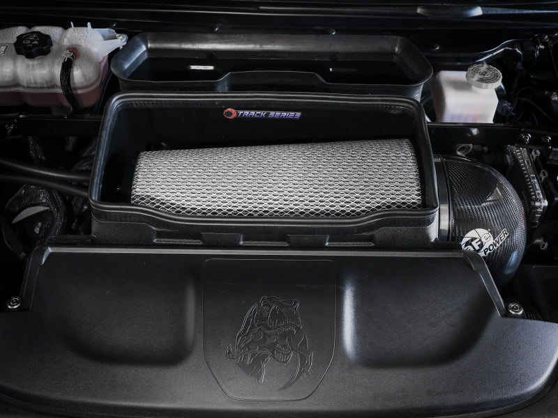 aFe 21-23 RAM 1500 TRX Track Series Carbon Fiber Cold Air Intake System w/ Pro DRY S Secondary image
