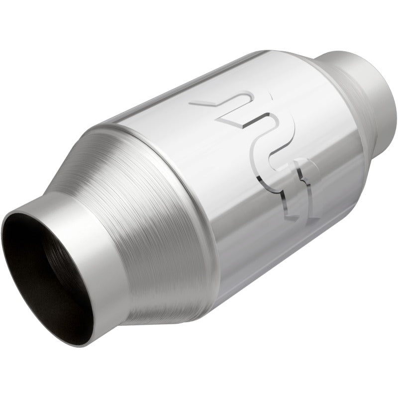 MagnaFlow Premium High Flow Metallic Converter 4in OD - 2.5in In / 2.5in Out Secondary image