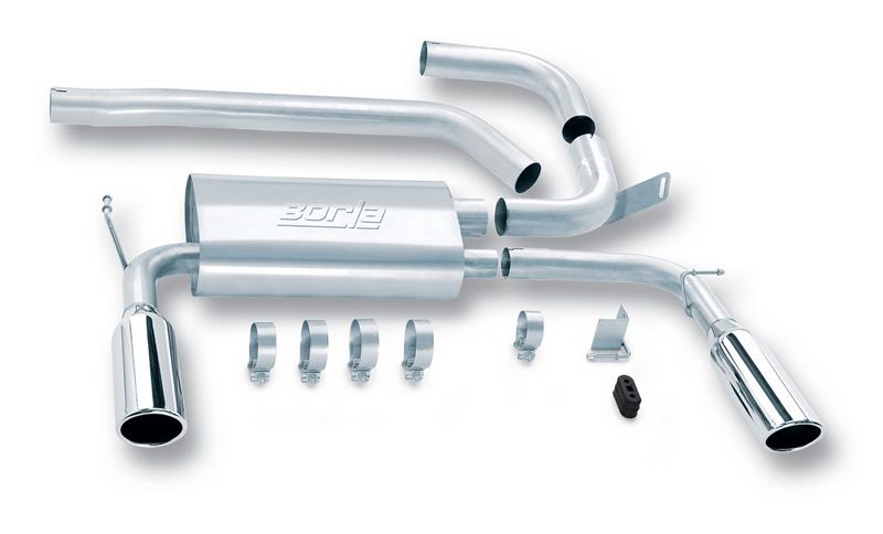 Borla 98-02 Z28 Camaro Catback exhaust system parts and accessories.