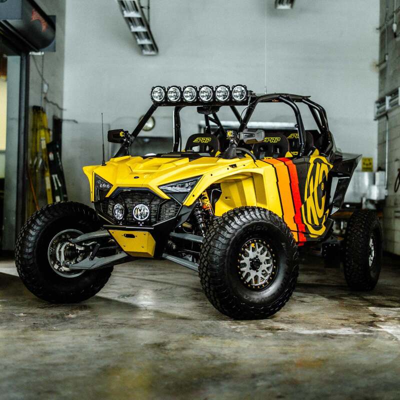 KC HiLiTES 2020+ Polaris RZR Turbo R/Pro XP 39in. Pro6 Gravity LED 6-Light 120w Combo Beam on offroad vehicle
