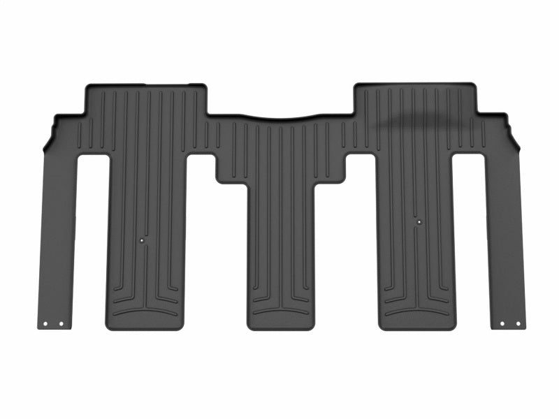 WeatherTech 25-26 Kia Carnival Hybrid Two piece-2nd and 3rd row coverage Rear FloorLiner - Black Secondary image