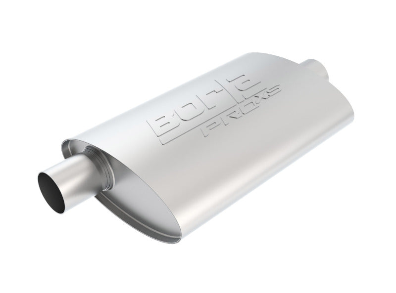 Borla Universal 2.25in Inlet/Outlet Oval Center/Offset 14in x 4in x 9.5in ProXS Muffler for performance offroad parts.
