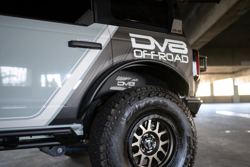 DV8 Offroad 21-23 Ford Bronco Tube Fender Flares on truck