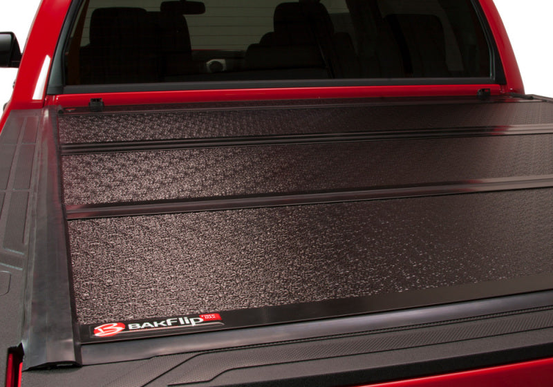 BAK 2024 Toyota Tacoma 5ft Bed BAKFlip Fibermax Bed Cover on truck