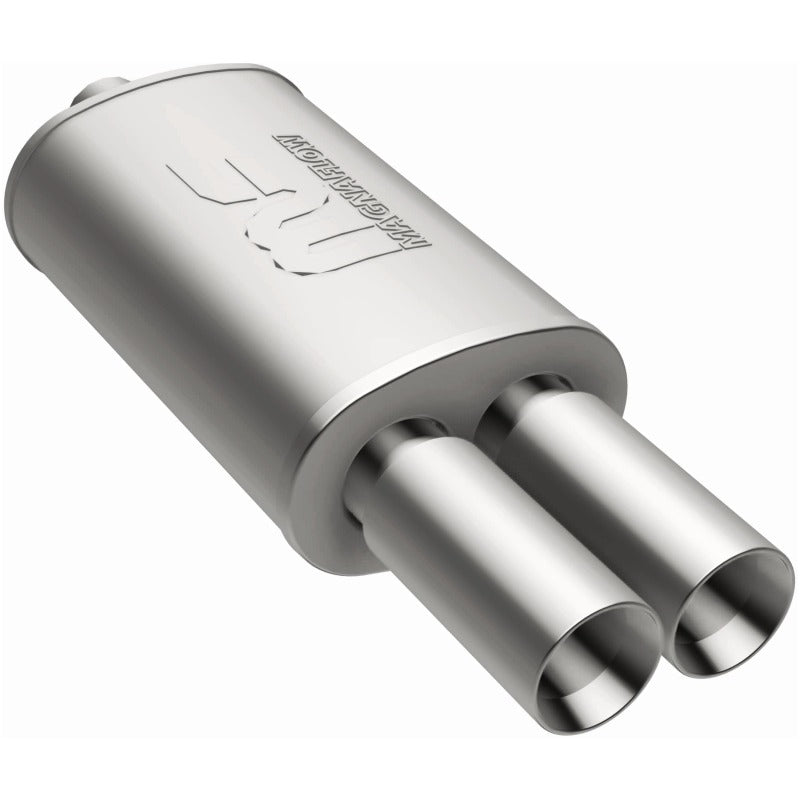 MagnaFlow Muffler W/Tip Mag SS 14X5X8 2.25/3 for offroad parts