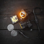 KC HiLiTES FLEX ERA 1 (2-Light) Master Kit components with lenses