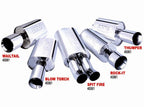 Borla Boomer Muffler Thumper Oval 2-1/4in In 4in Side Round Out - Performance mufflers for offroad vehicles.