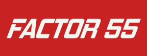 Factor 55 logo for offroad gear and recovery equipment.