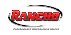 Rancho logo for performance offroad suspension and truck parts