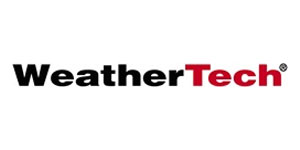 WeatherTech logo for high-quality auto accessories and protection.